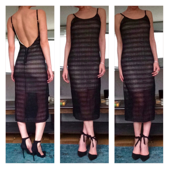 Alice + Olivia Illusion Open Back Dress - Picture 8 of 8